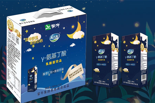 蒙牛友芝友奇异果味牛乳饮品Y-氨基丁酸 打造更好的生活